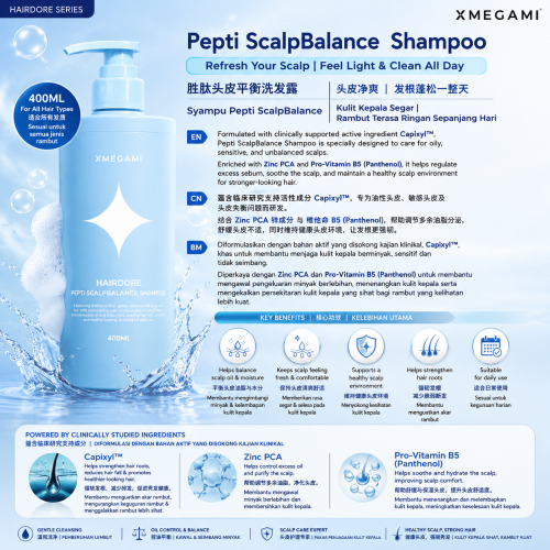 Hairdore Peptide Scalp Balance Shampoo